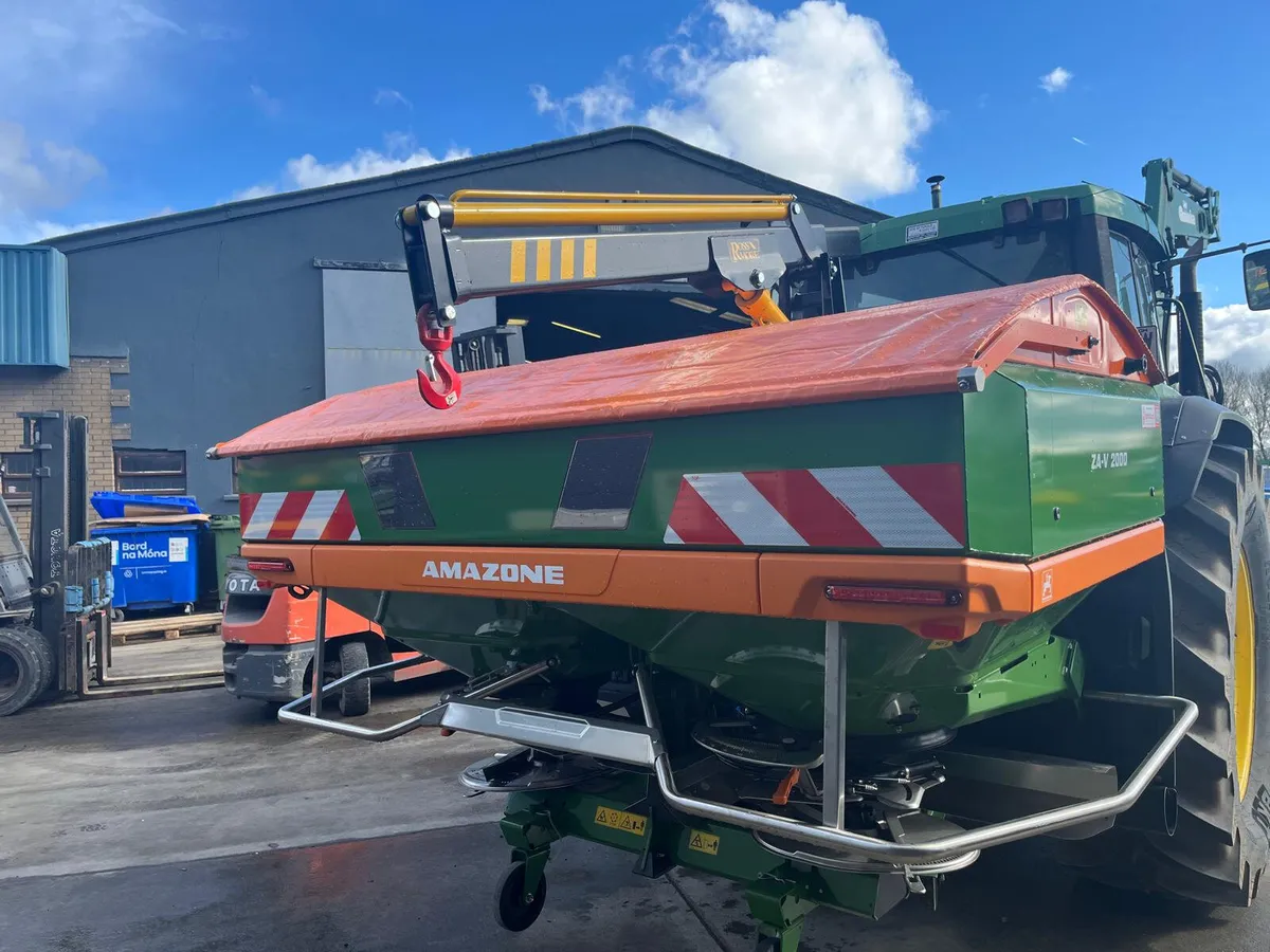 New Amazone ZAV 2 Tonne with Rossmore Crane - Image 3