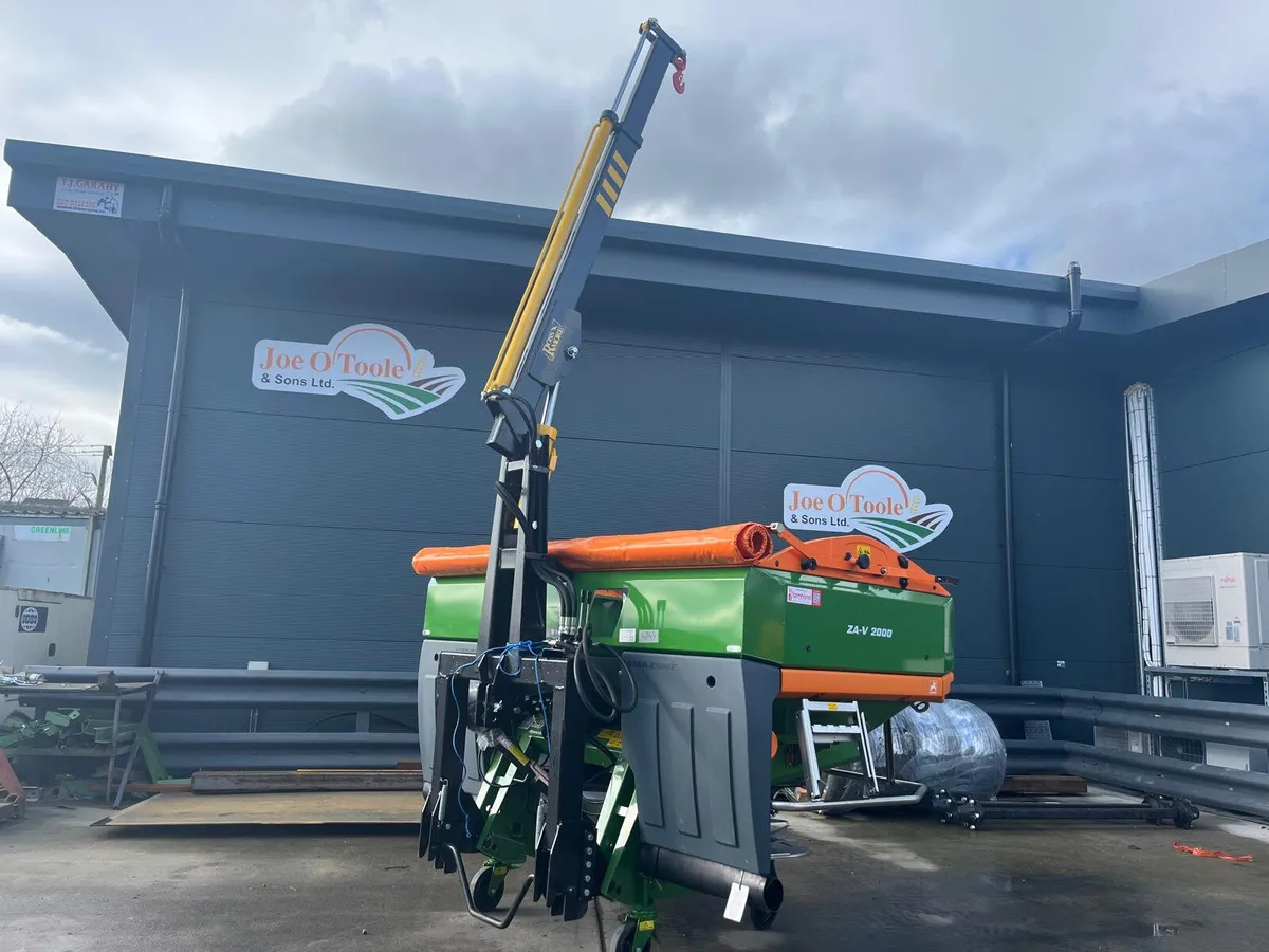 New Amazone ZAV 2 Tonne with Rossmore Crane - Image 4