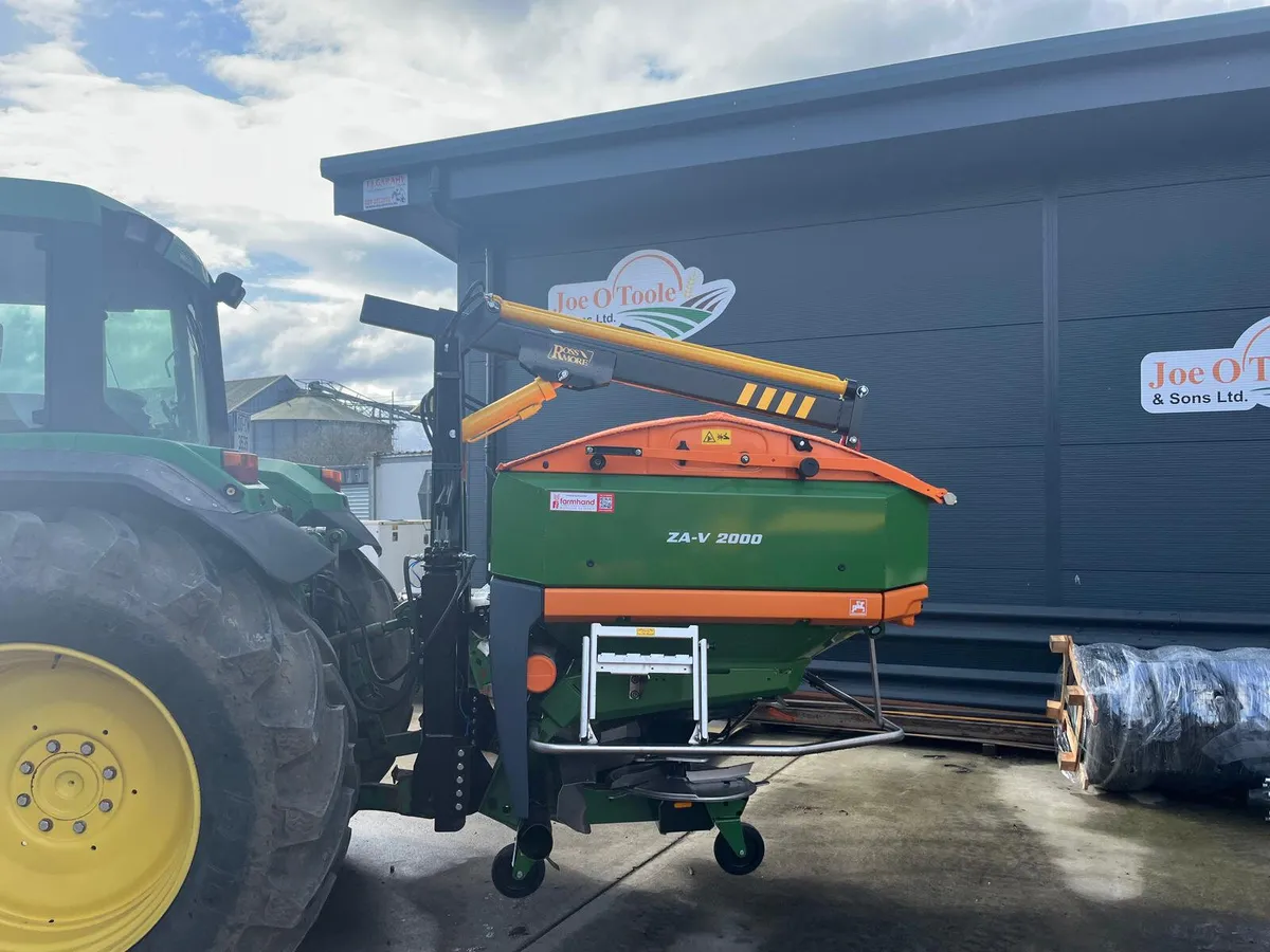 New Amazone ZAV 2 Tonne with Rossmore Crane - Image 1