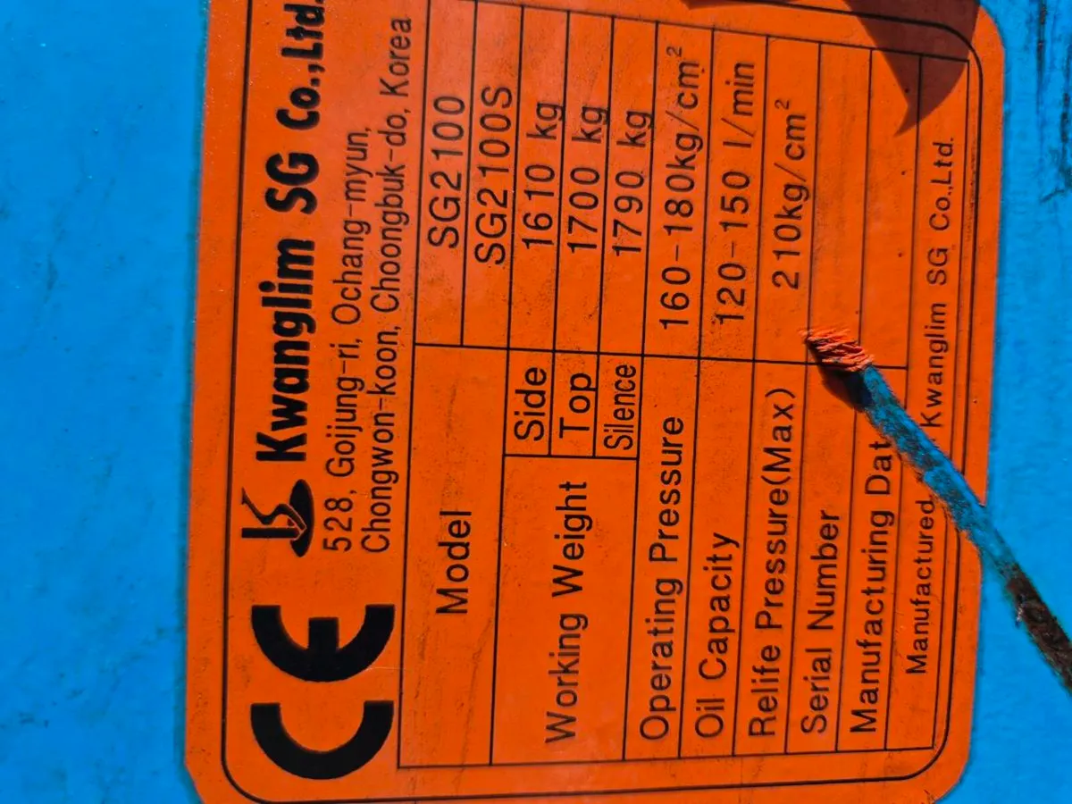 Hydro Khan Rock breaker suit 20-30 ton machine - Image 4