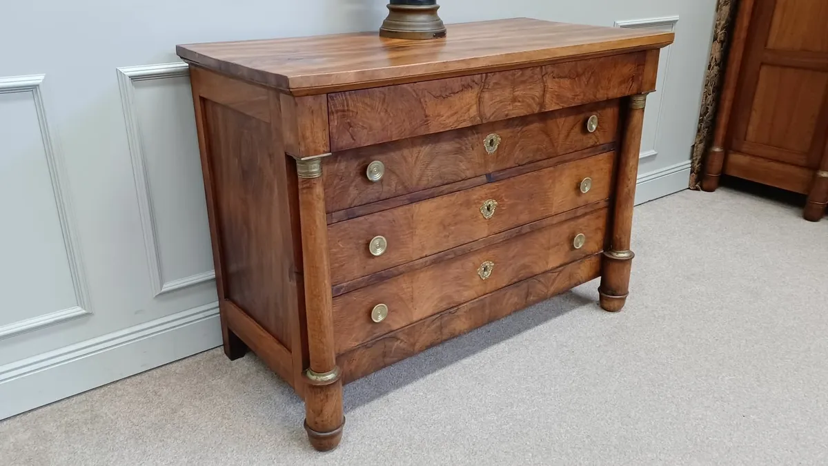 Original French Empire chest of drawers - Image 1
