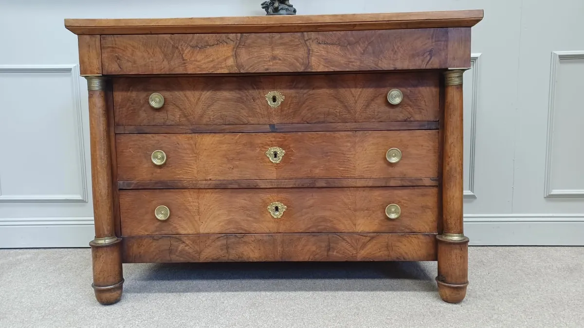 Original French Empire chest of drawers - Image 4