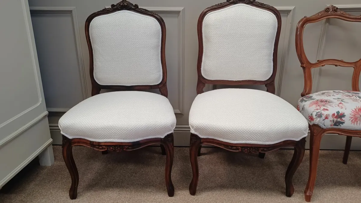 Set of several antique chairs in perfect condition - Image 2
