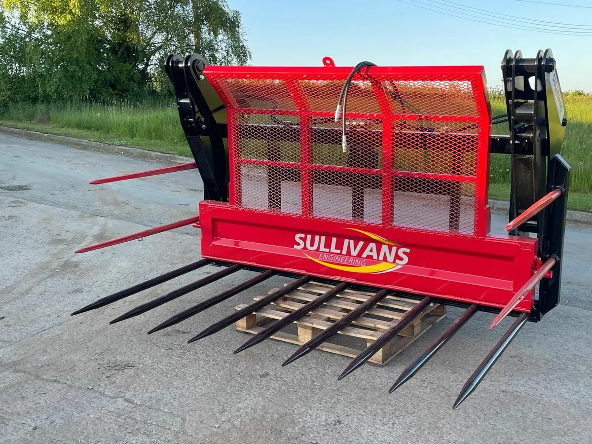 Buckrake, silage fork, grass fork, push off - Image 3