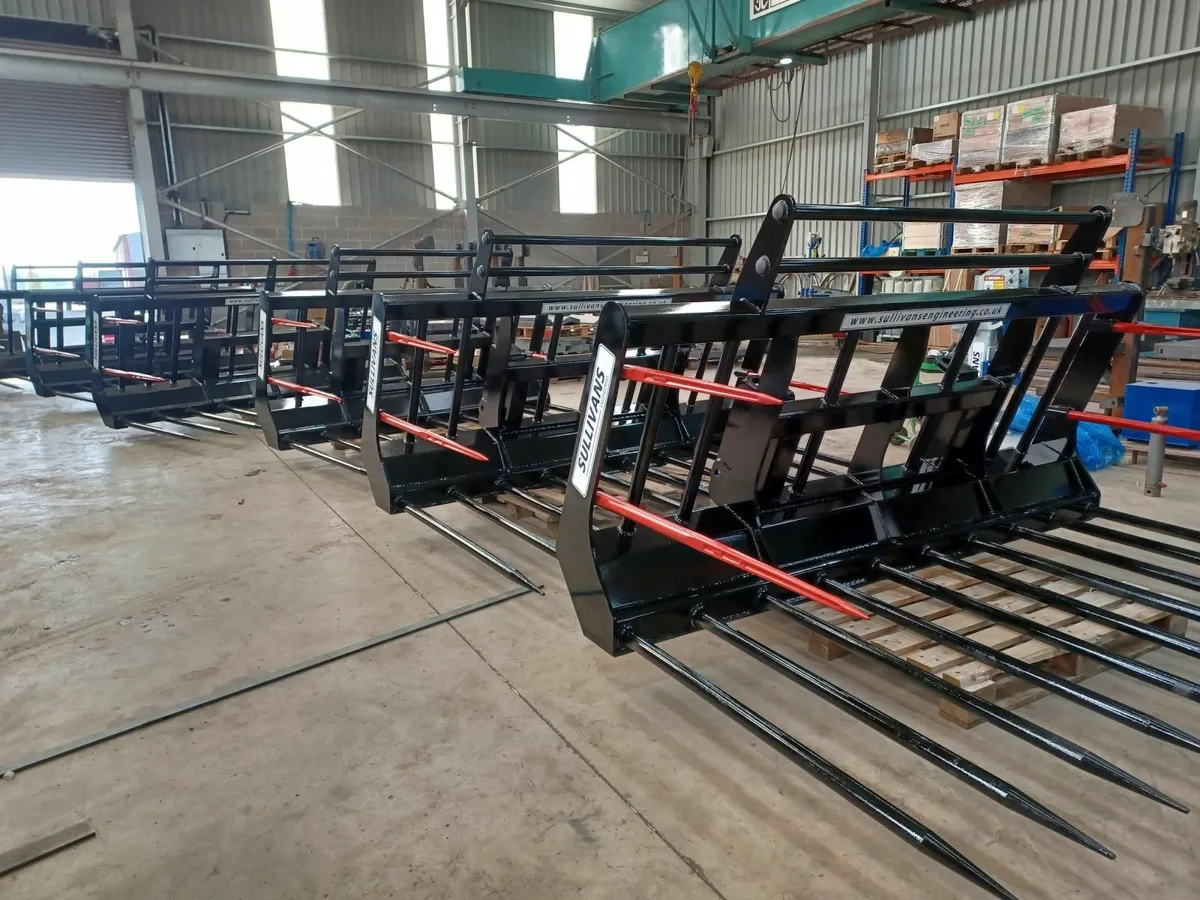 Buckrake, silage fork, grass fork, push off - Image 2