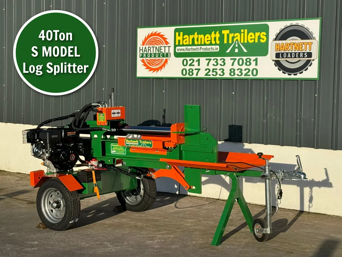 40 Ton S-Model Log Splitter - Image 1