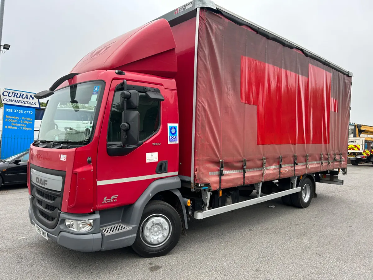 2015 Daf lf 180 12 ton Curtainsider - Image 1