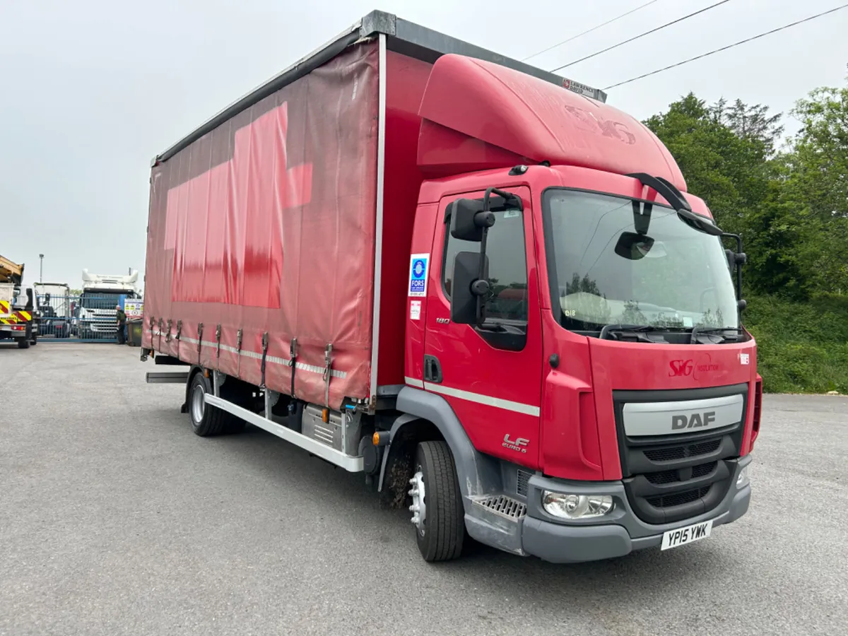 2015 Daf lf 180 12 ton Curtainsider - Image 3
