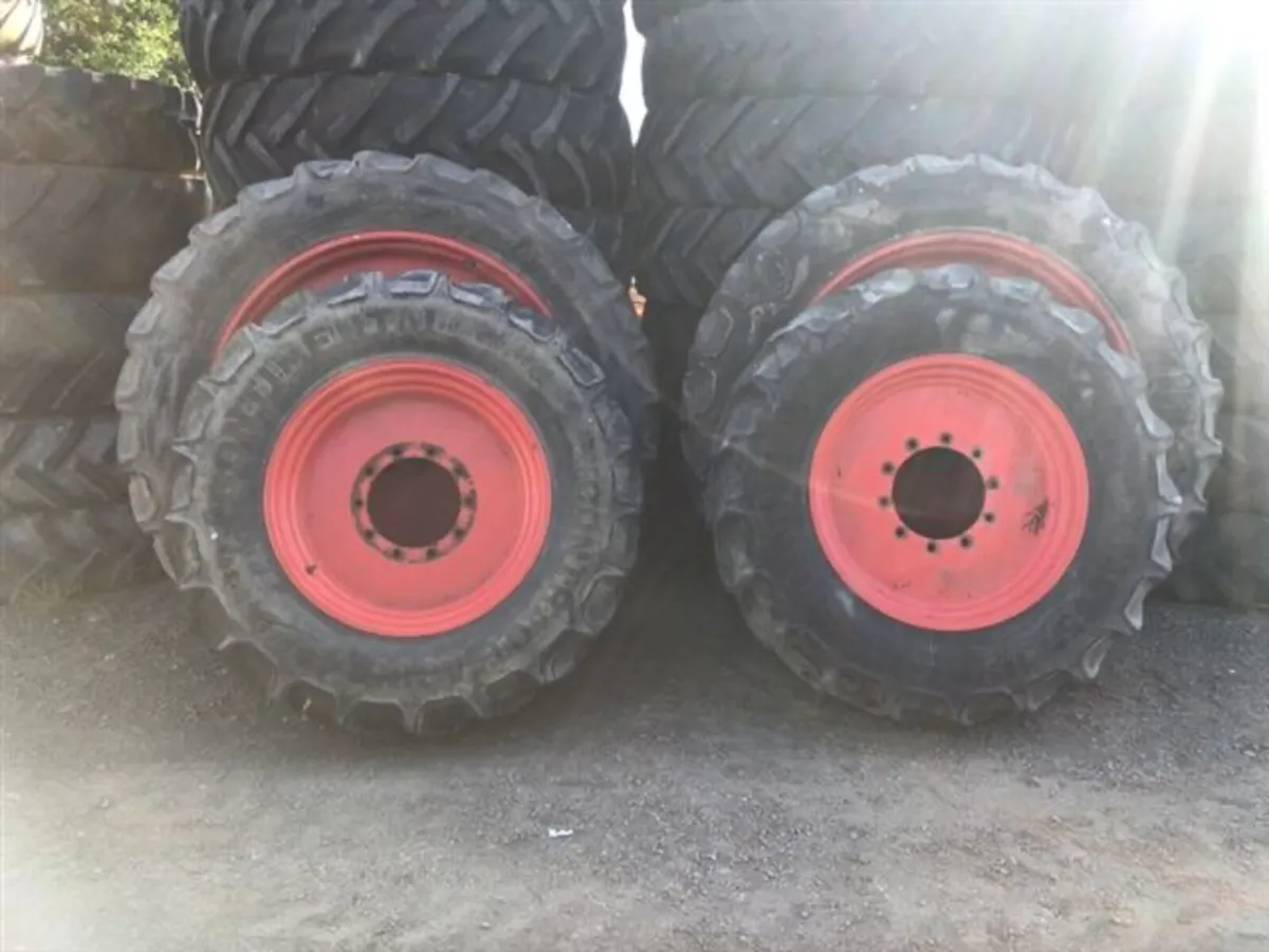 Full Set Row Crop Wheels- 380/90R46 & 380/85R30 - Image 1
