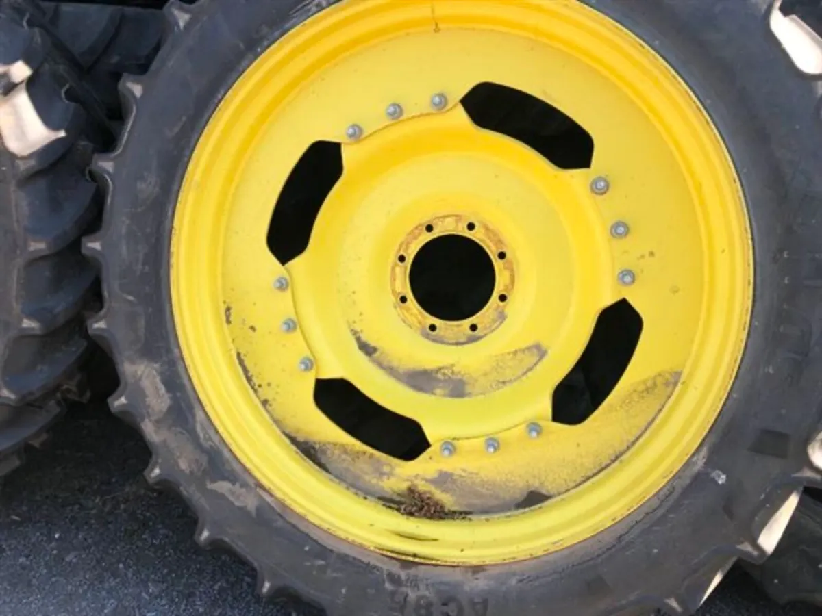 FULL SET JD Row Crop Wheels- 340/85R48 & 320/90R32 - Image 3