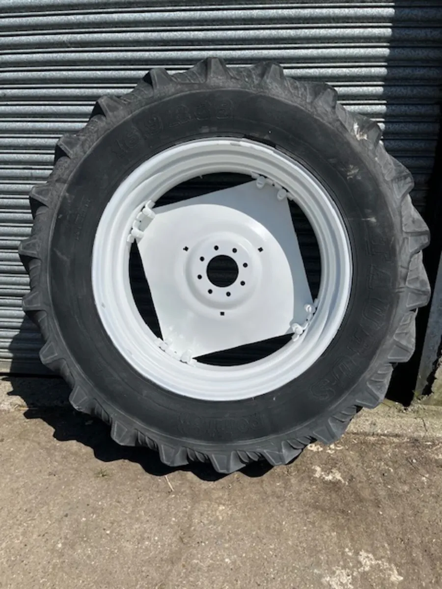 16.9 x 38 New Holland Wheels c/w Tarus Tyres - Image 2