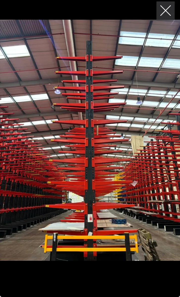 Cantilever timber racking. Large quantity - Image 1