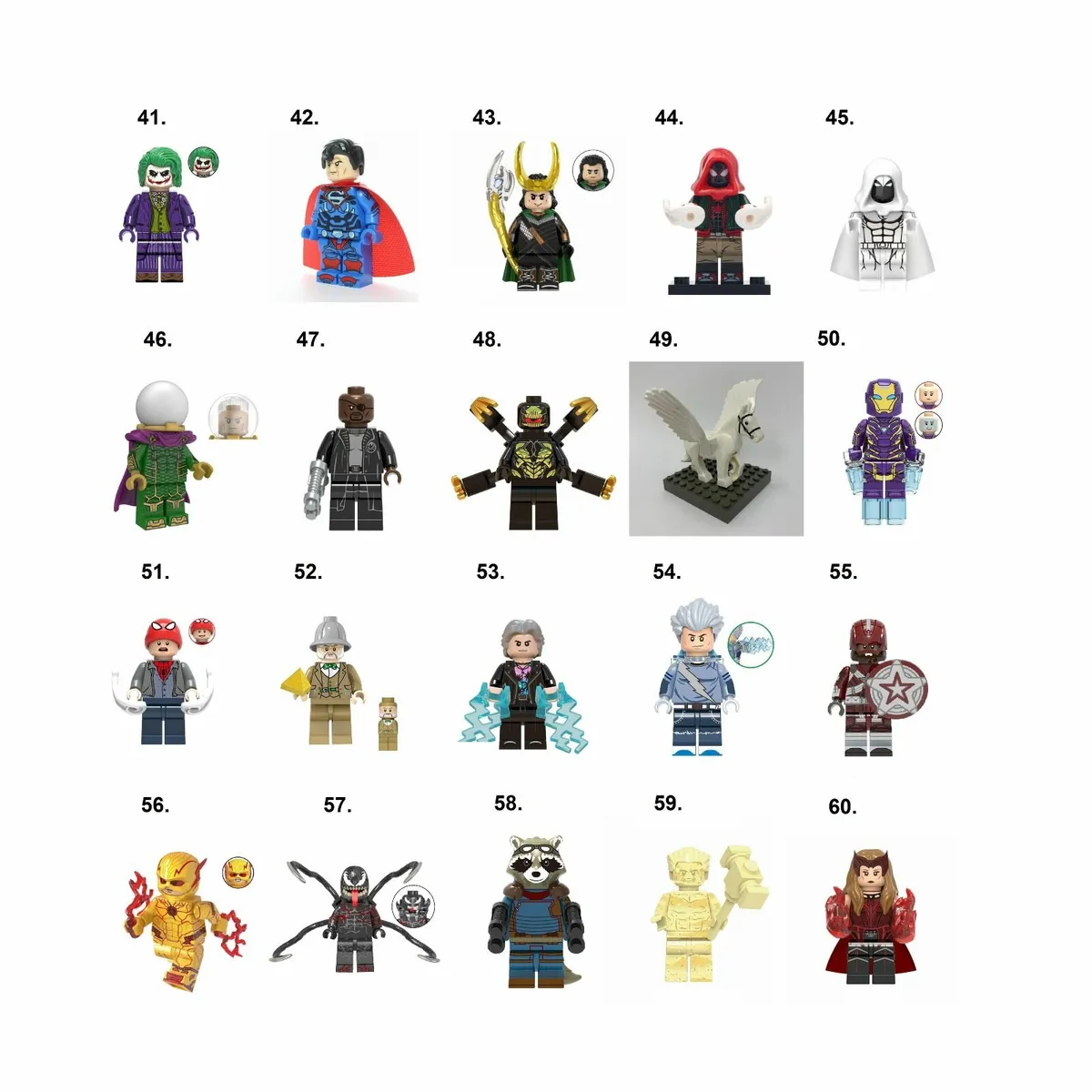 Super Hero Minifigures Lego Compatible Marvel DC - Image 3