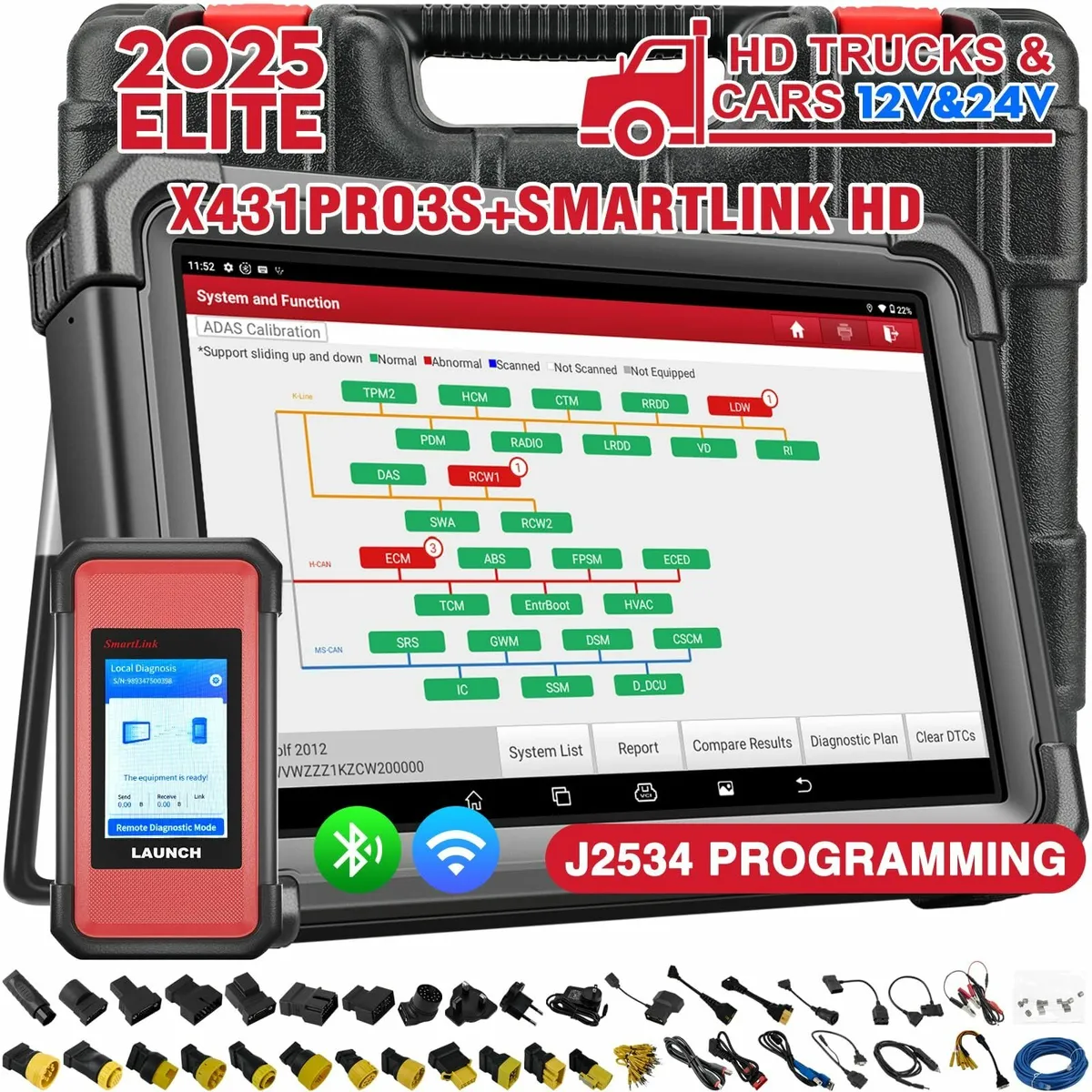 Launch X431 PRO3S+ SmartLink HD Cars and Trucks - Image 1