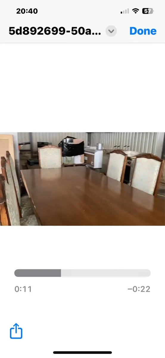 Antique Dining Table - Image 1