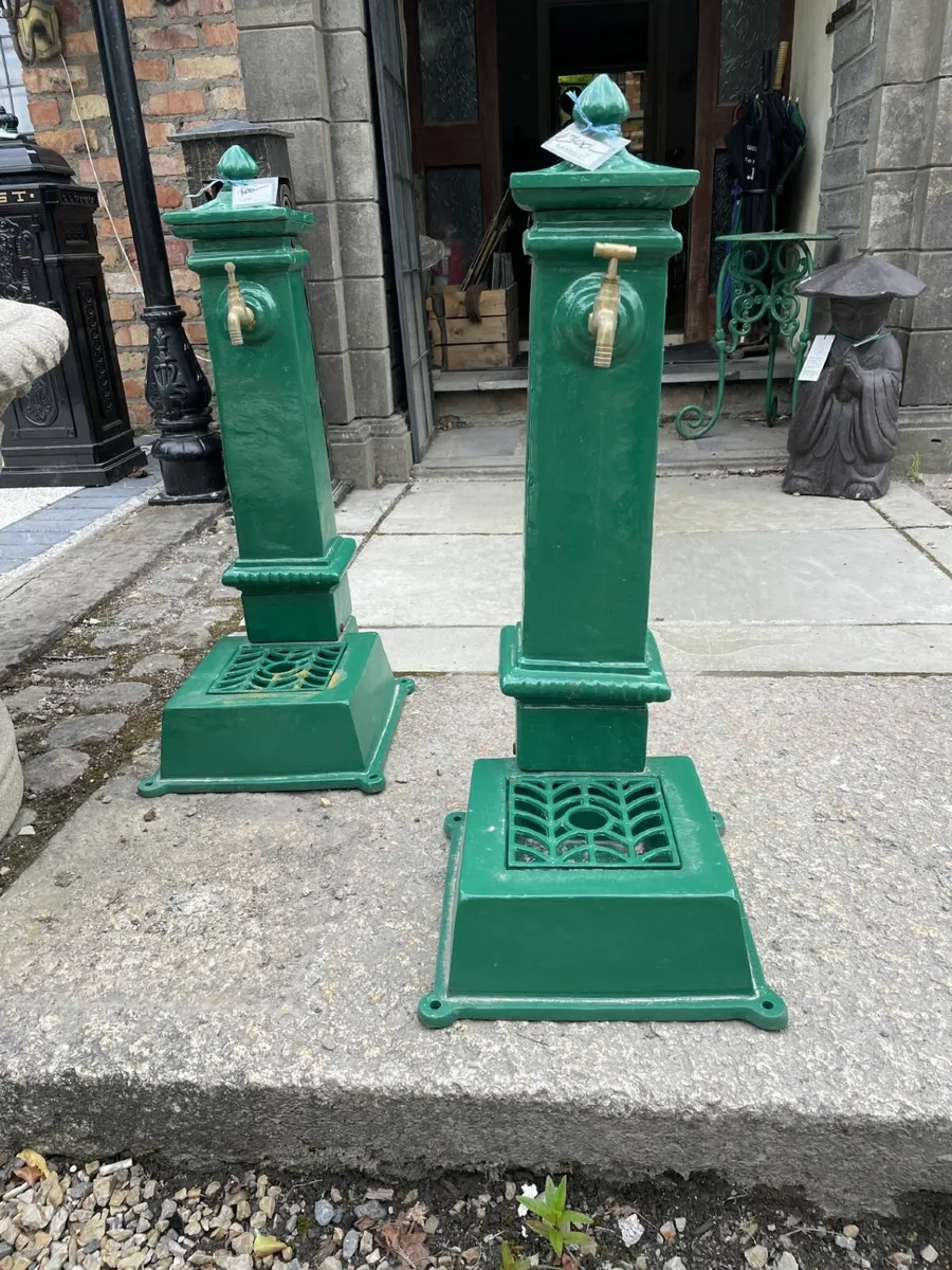 Cast Iron Water Feature with Tap - Image 3