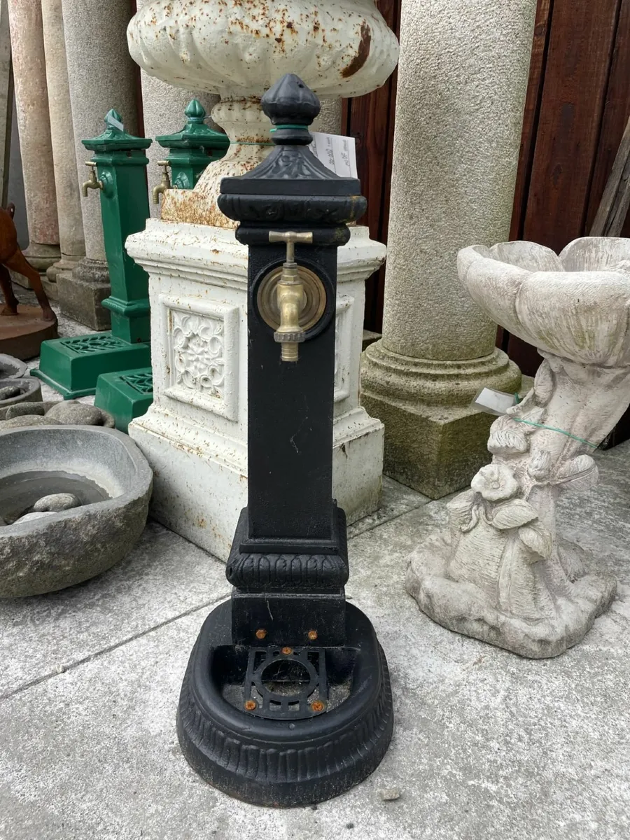 Cast Iron Water Feature with Tap - Image 4