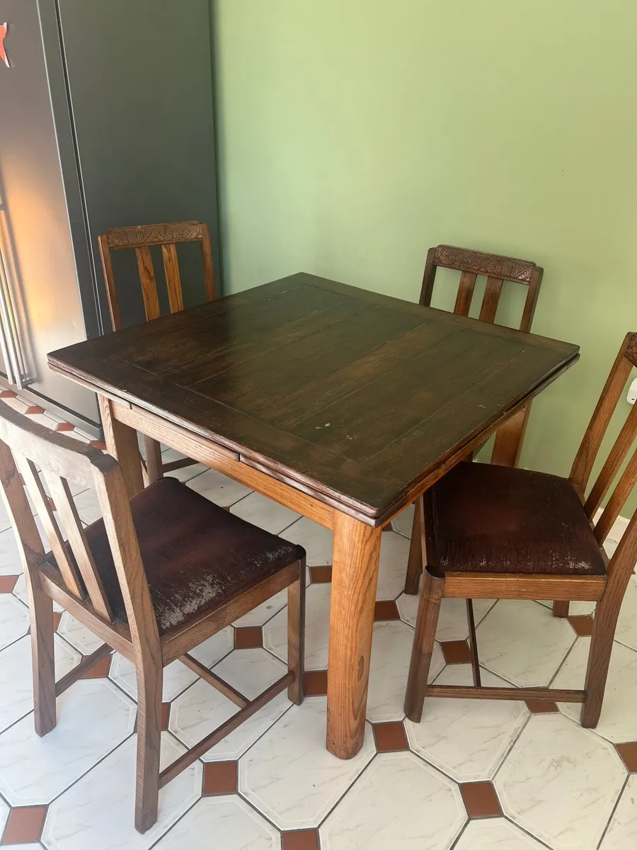Kitchen dining table and chairs - Image 3
