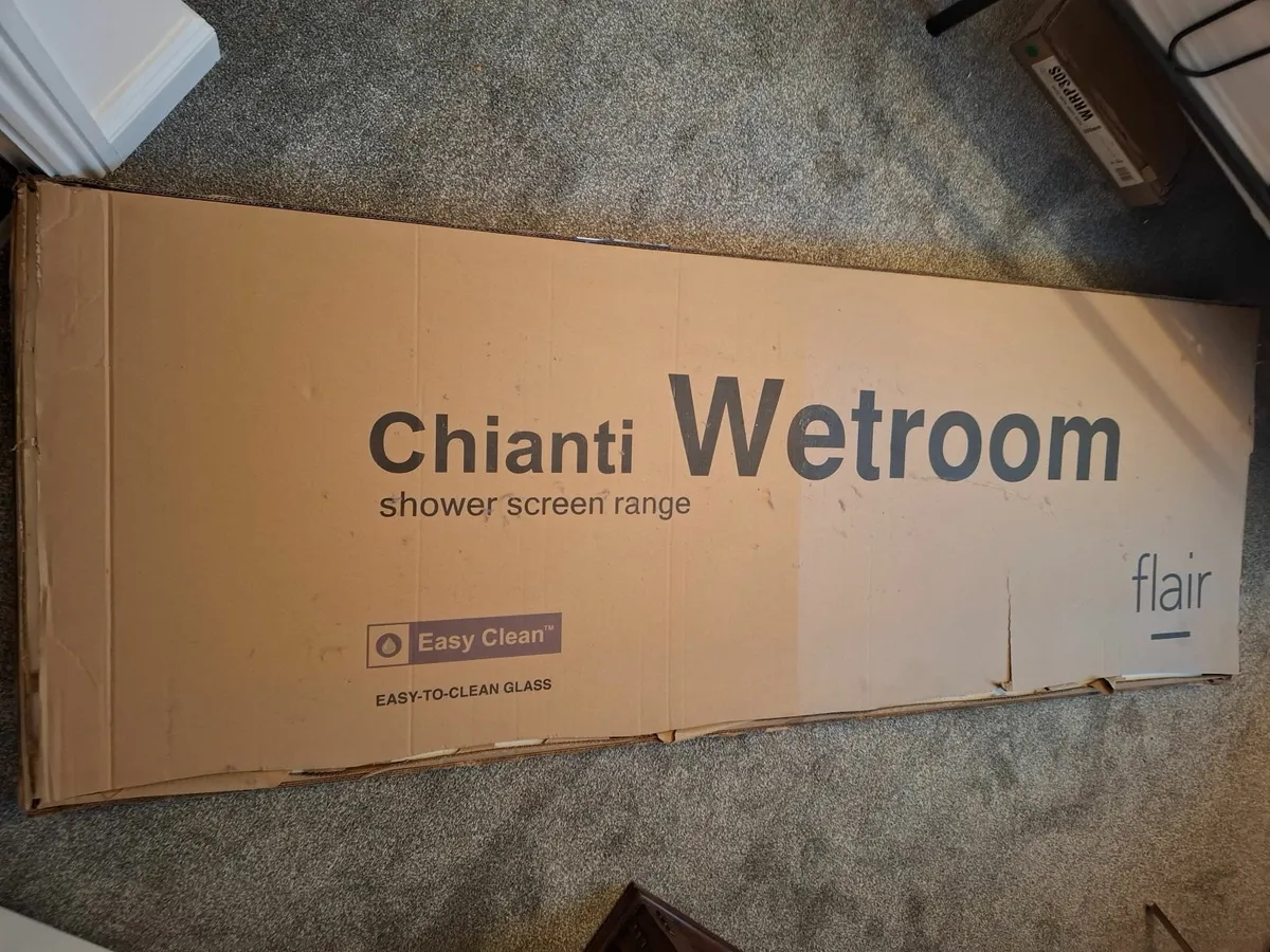 Wet room 700mm Shower Panel & 300mm Swing - Image 4