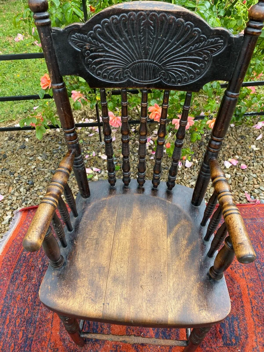 Antique child’s high chair - Image 2