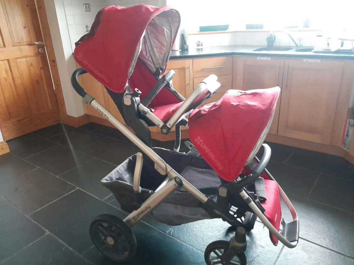Vista uppa baby double buggy - Image 1