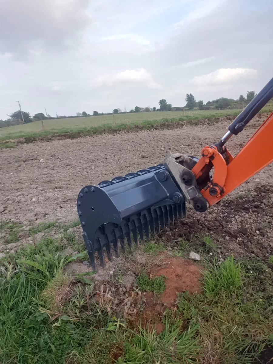 Mini digger hardox rakes - Image 2