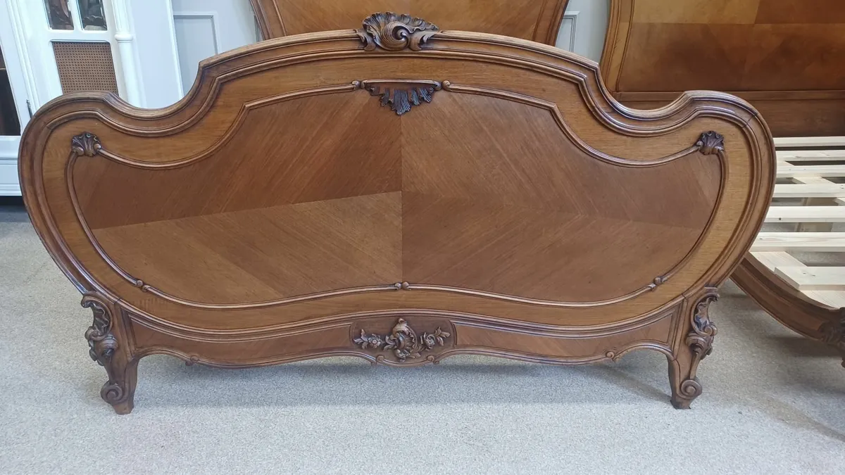 French antique double bed Louis XV - Image 4