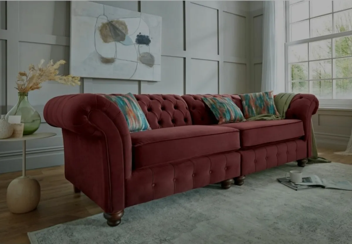 Chesterfield sofa cloth - Image 1
