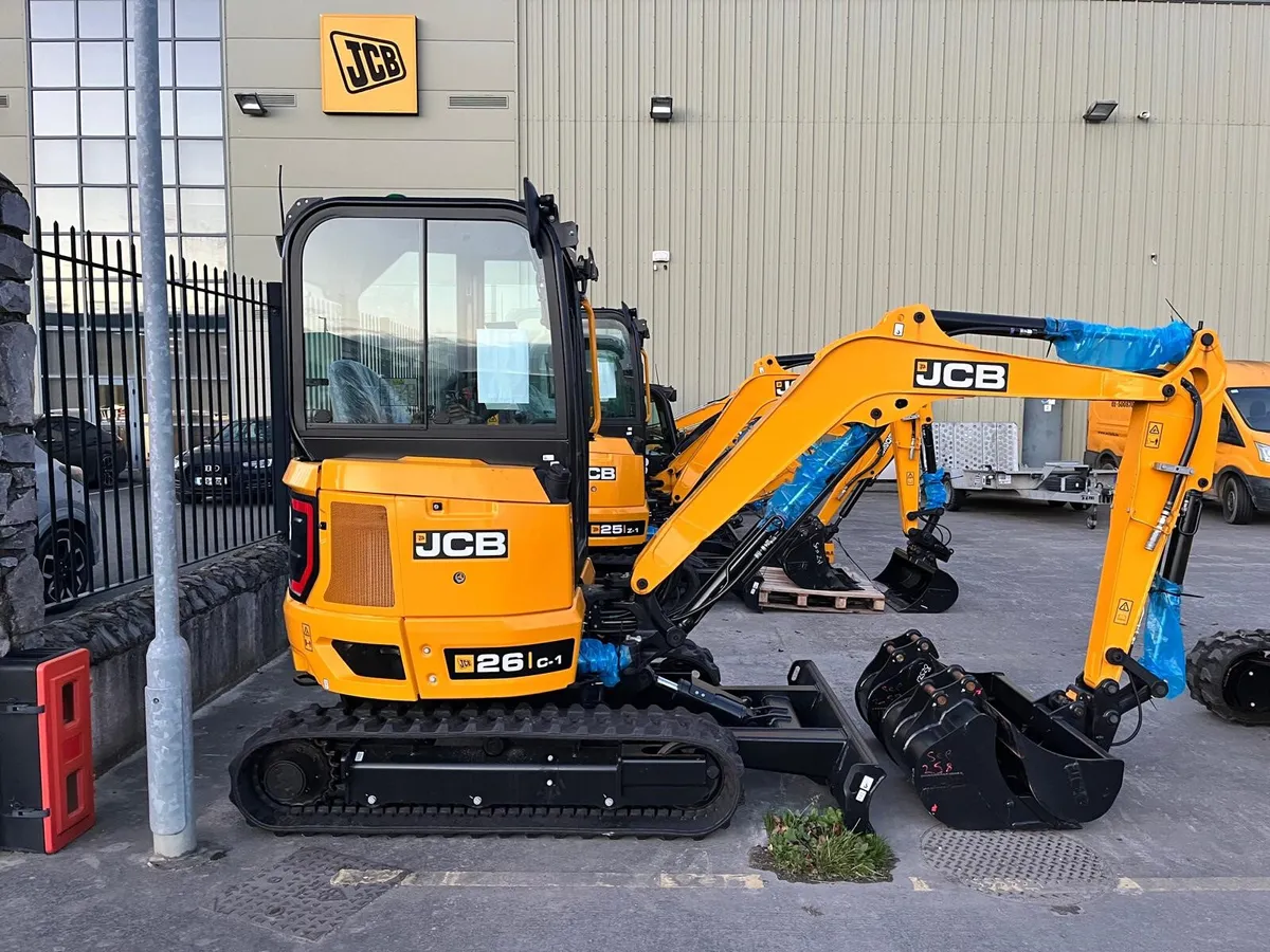 New JCB 26C Mini Excavator - New Model - Image 1