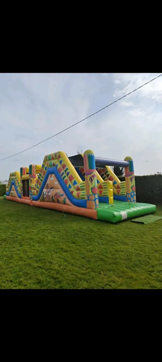 3 Obstacle Courses plus Combi Castle - Image 2