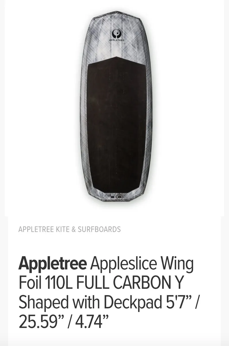 APPLE TREE WING FOILING BOARD. - Image 2