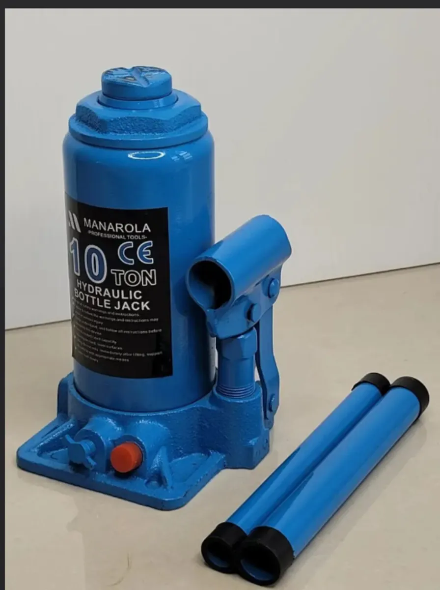 10 TON Hydraulic Hand Operated Vertical Bottle Jac - Image 1