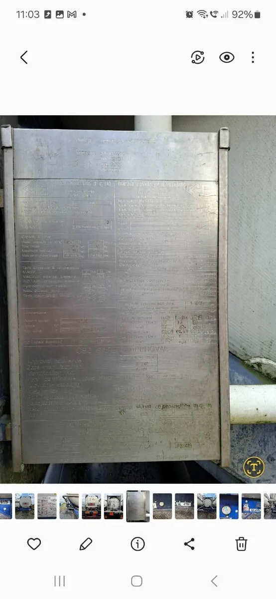 3 of ISO tankers on trailers - Image 4