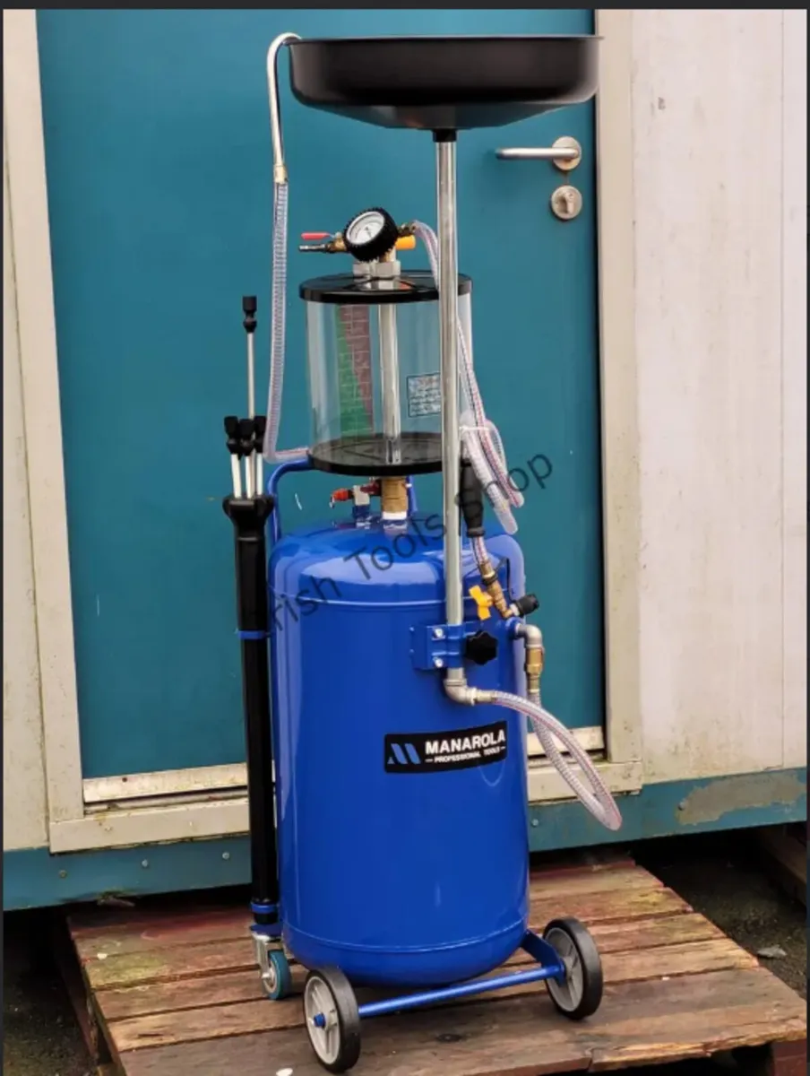 80 Litre Oil Pan Drainer / Collector | Air Pressur - Image 1
