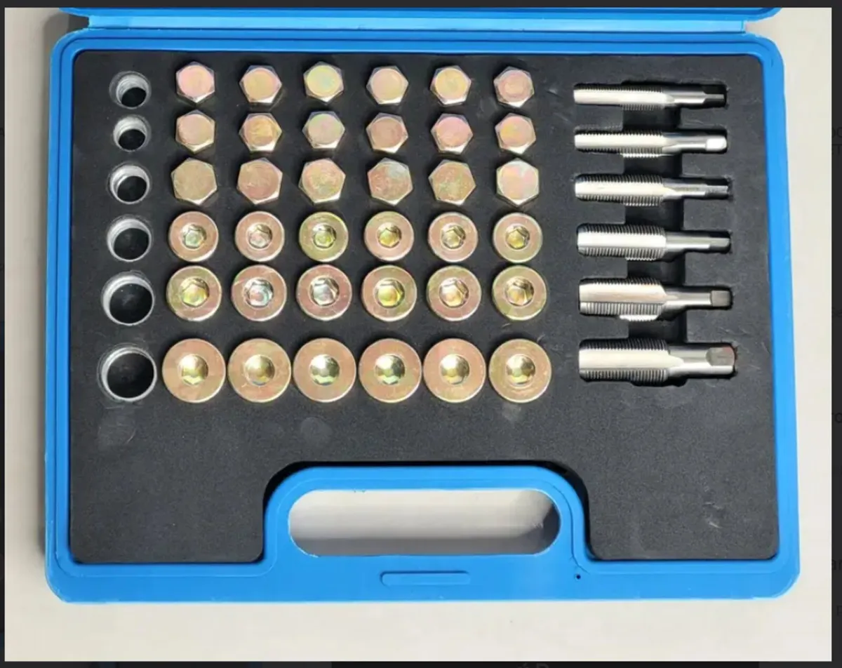 114 Piece Oil Drain Repair Kit For Audi, VW, BMW, - Image 1