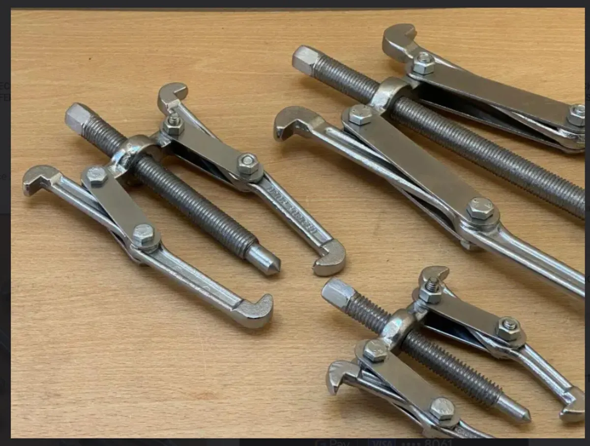 3 Piece 2 Leg Gear Puller Set - Image 1