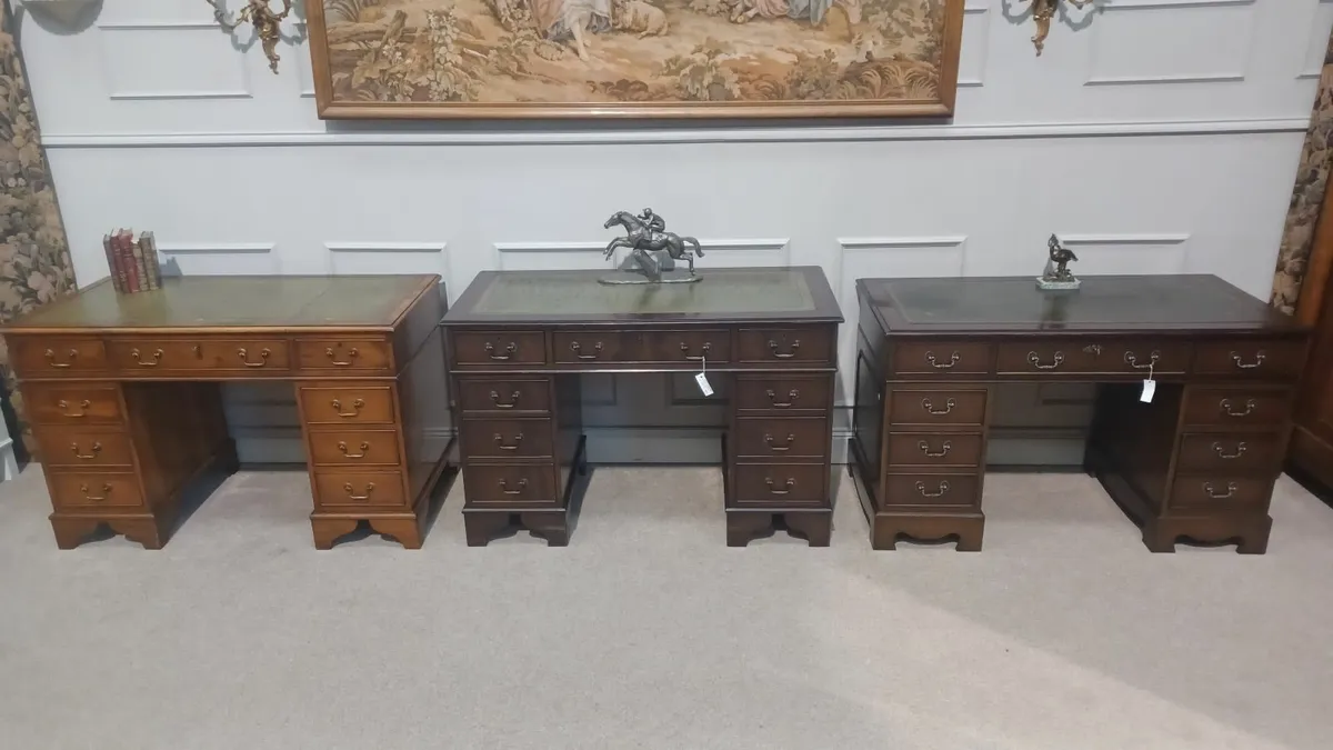 Traditional Vintage  Georgian Style Desks - Image 2