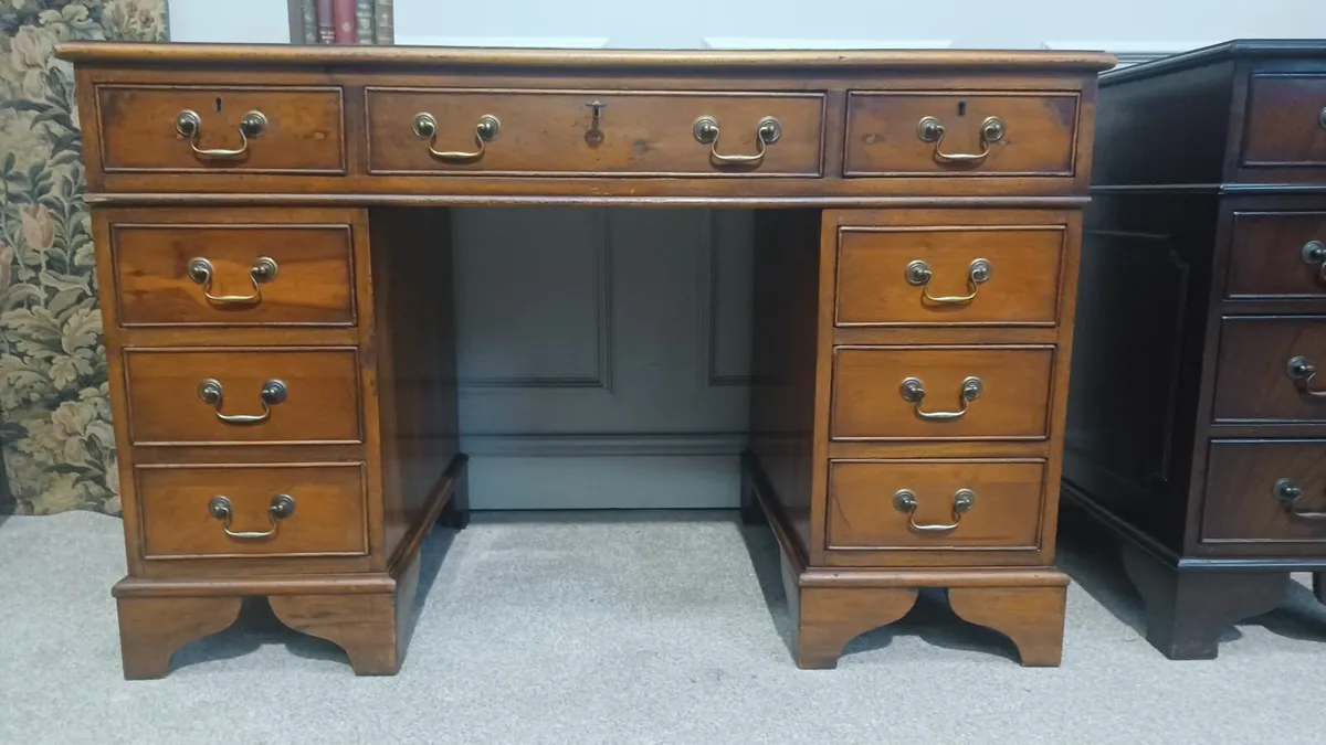 Traditional Vintage  Georgian Style Desks - Image 4
