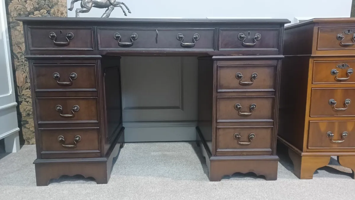 Traditional Vintage Georgian Style Desks - Image 3