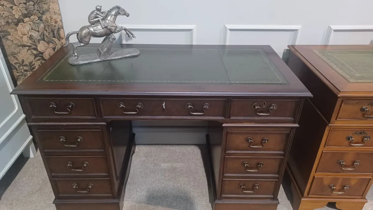 Traditional Vintage Georgian Style Desks - Image 4