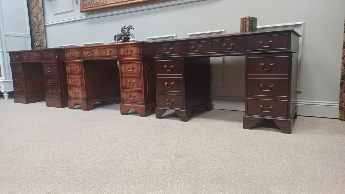 Traditional Vintage Georgian Style Desks - Image 2