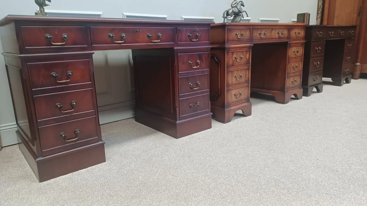 Traditional Vintage Georgian Style Desks - Image 3