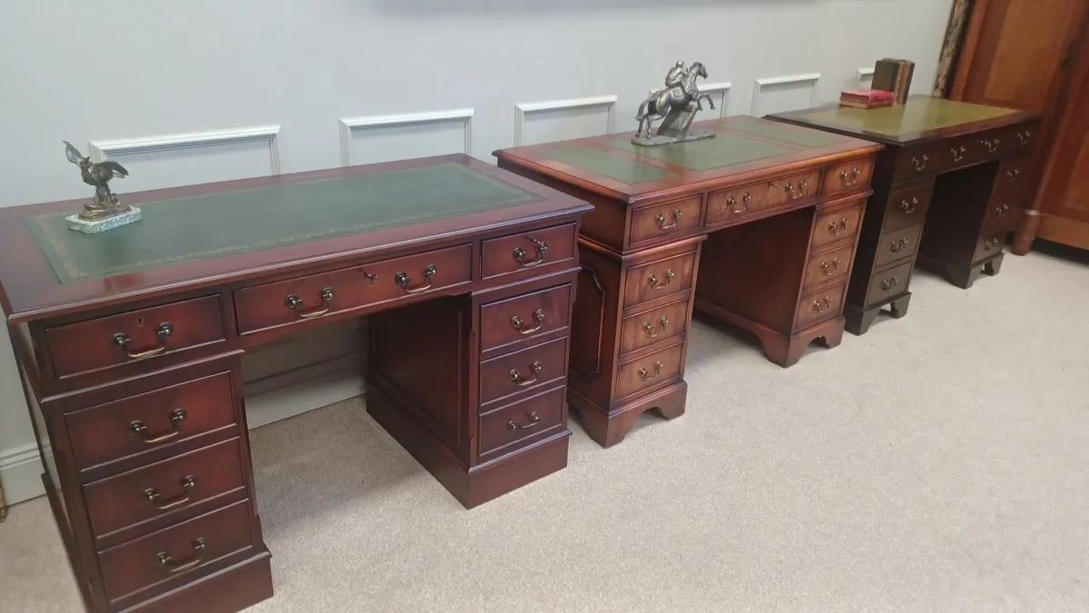 Traditional Vintage Georgian Style Desks - Image 4