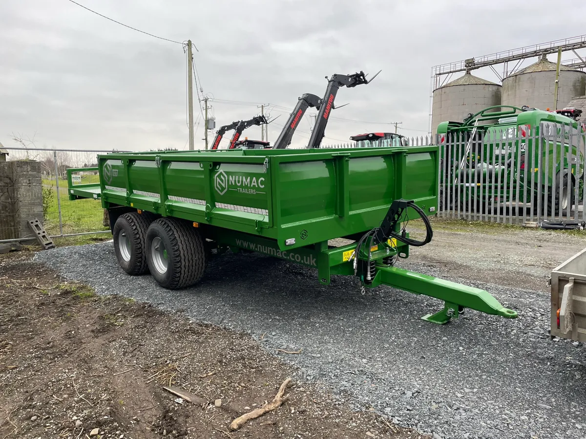 Numac 12ton dropside tipper trailer - Image 2