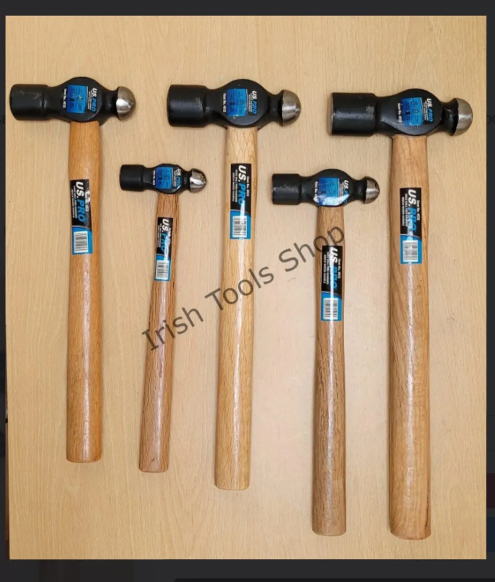 US PRO 5 pcs Ball Pein Hammer (8OZ, 16OZ, 24OZ, 32 - Image 1