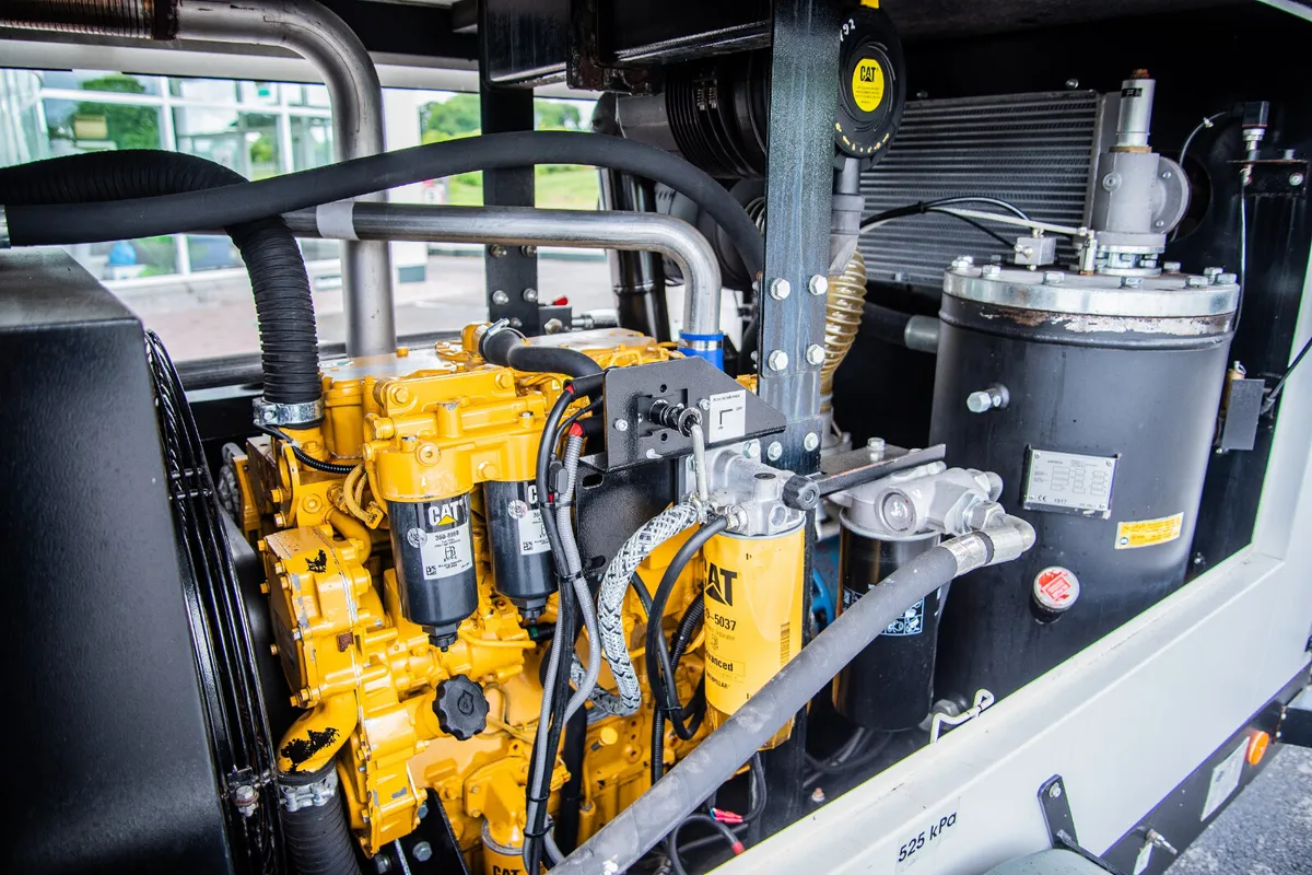 350CFM Diesel Air Compressor - Caterpillar Engine - Image 3