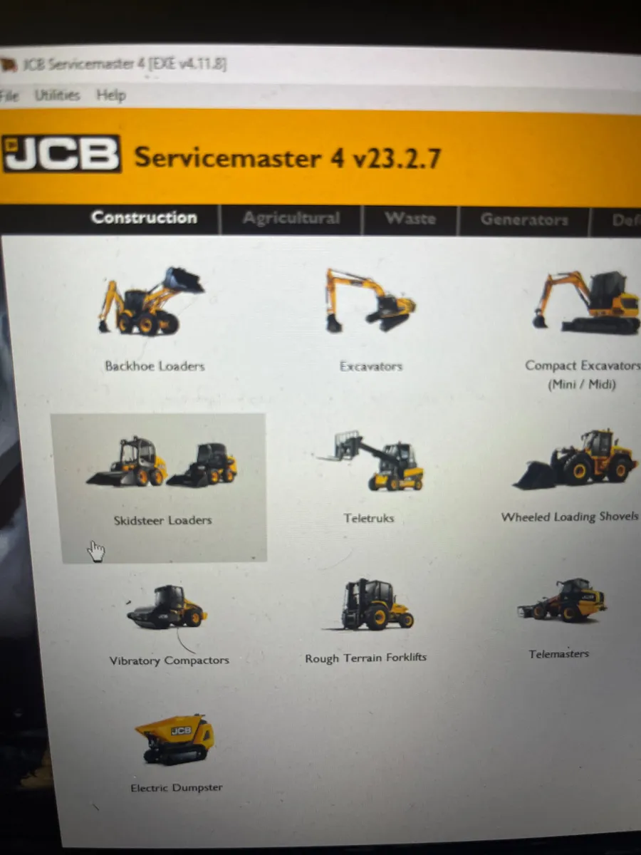 JCB Service Master 4 v23.2.7 Diagnostic tool - Image 1