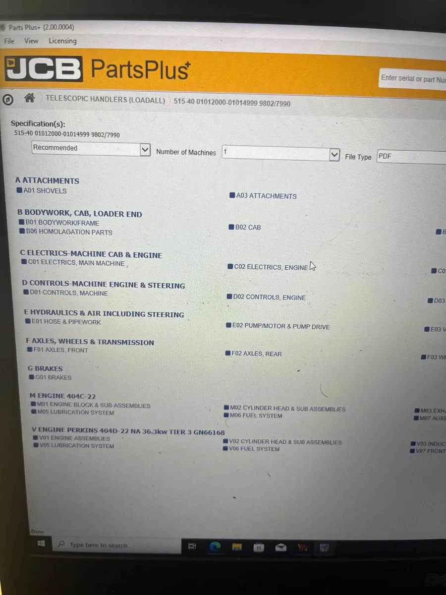 JCB Service Master 4 v23.2.7 Diagnostic tool - Image 3