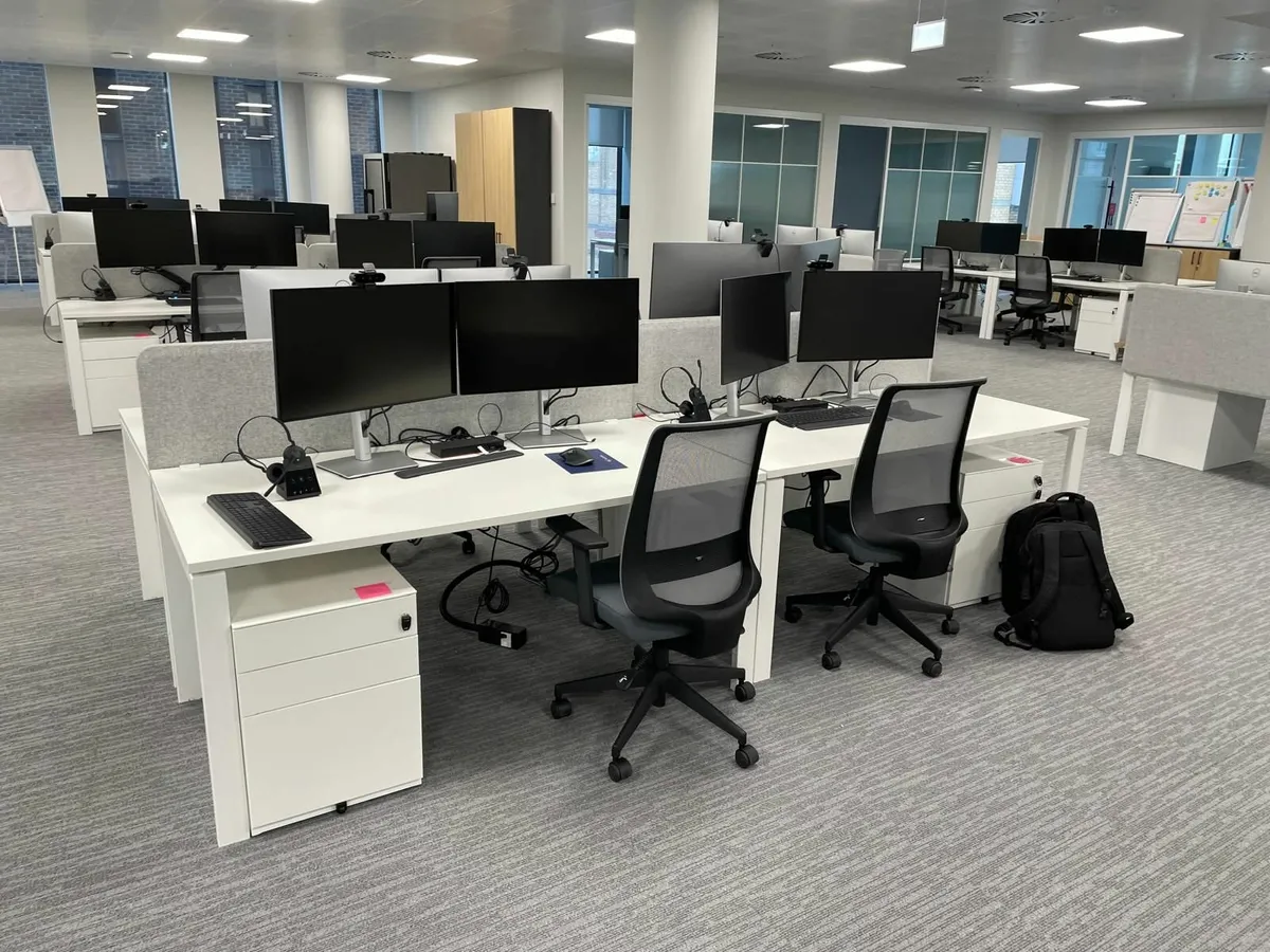 Complete Office ~ Bench & Modular Desk Systems - Image 3