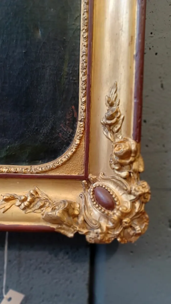 Oil painting 1800-1850 signed - Image 4